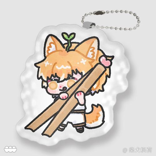 【馋馋】中等异形布质挂件 - 筷子